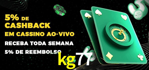 Promoções do cassino ao Vivo kg77